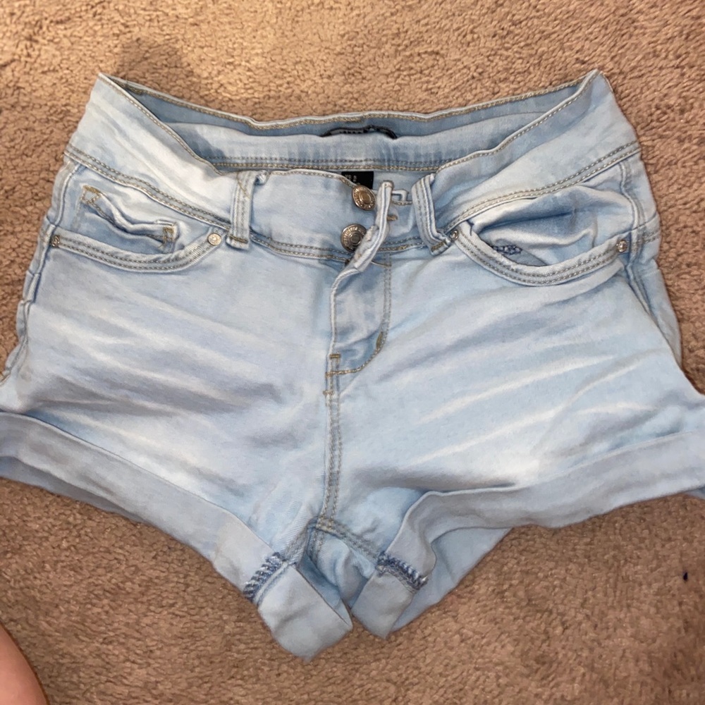 Forever 21 light wash shorts